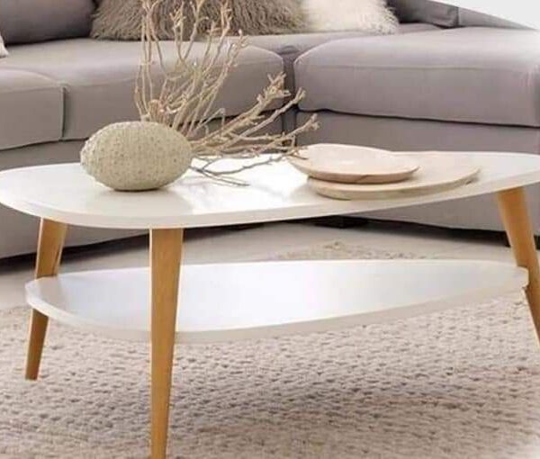 تربيزه سنتر خشب طبيعي – 100×50×45 سم